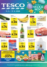 Tesco leták  s platnosťou 11. 3. - 17. 3. 2026 Veľké hypermarkety a obchodné domy