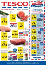 Tesco leták  s platnosťou 20. 5. - 26. 5. 2026 Supermarkety