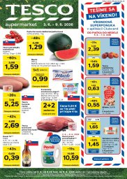 Tesco leták  s platnosťou 3. 6. - 9. 6. 2026 Supermarkety