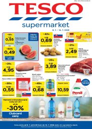 1. strana letáka Tesco 8. 7. - 14. 7. 2026 Supermarkety