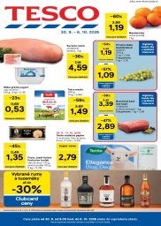 Tesco leták  s platnosťou 30. 9. - 6. 10. 2026 Veľké hypermarkety a obchodné domy